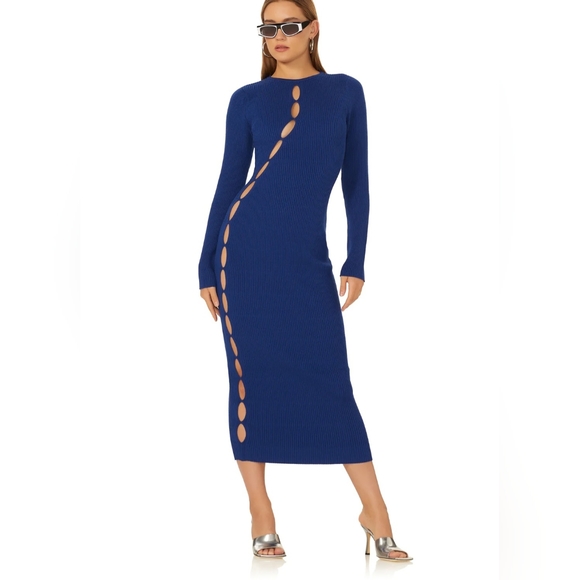 Afrm Moana Midi Dress - Picture 1 of 3